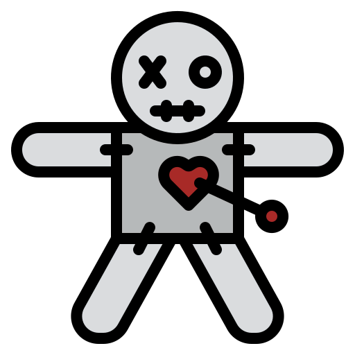 Voodoo doll icon