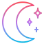 Half moon icon 64x64