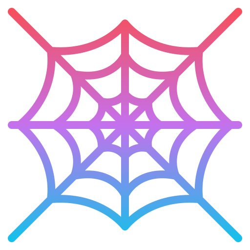Spider web icon