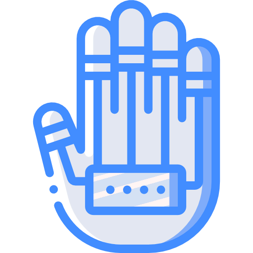 Wired gloves icon
