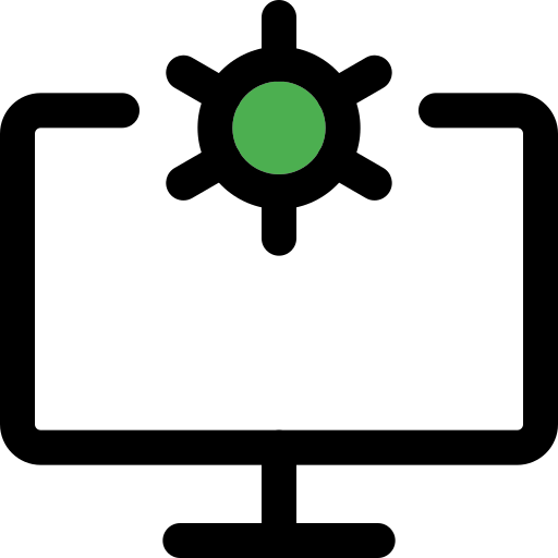 Desktop computer icon