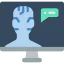 Artificial intelligence icon 64x64