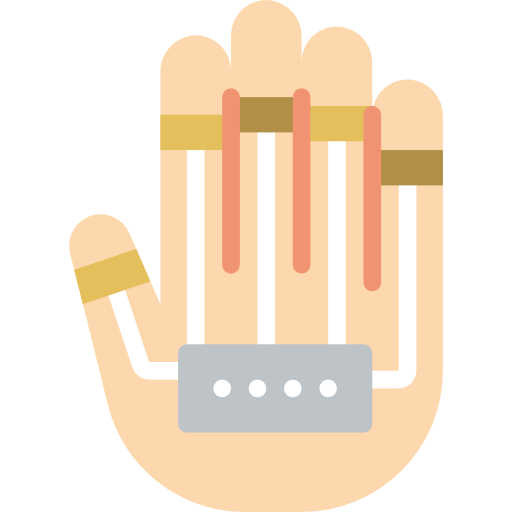 Wired gloves icon