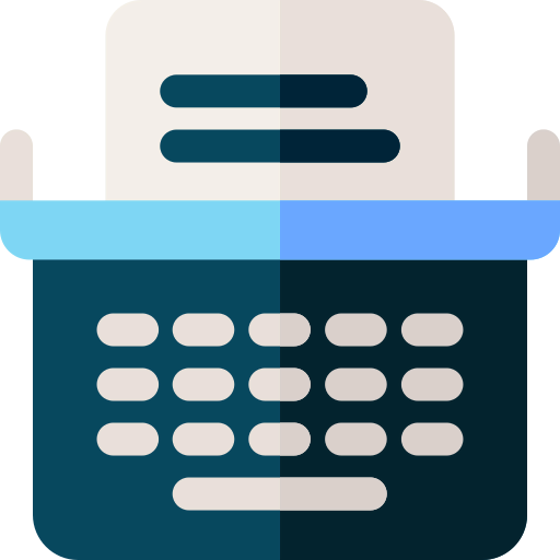 Typewriter icon