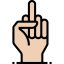Middle finger 图标 64x64