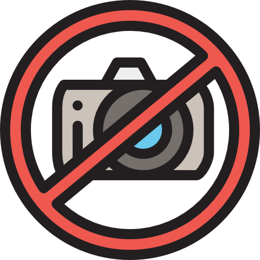 No camera icon