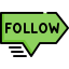 Follow icon 64x64