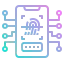 Fingerprint scan icon 64x64