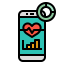 Heart rate icon 64x64