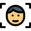 Face recognition Symbol 64x64