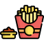 French fries icon 64x64