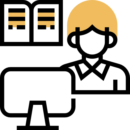 Online learning icon