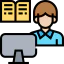 Online learning icon 64x64