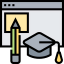 Online education icon 64x64