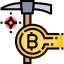 Bitcoin mining Symbol 64x64