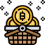 Bitcoin basket Symbol 64x64