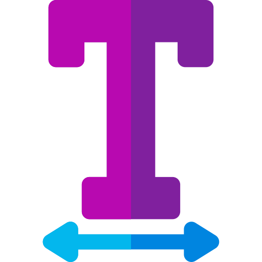 Text width icon