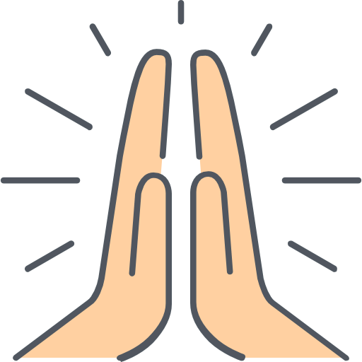 Praying icon