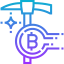 Bitcoin mining biểu tượng 64x64