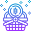 Bitcoin basket アイコン 64x64