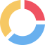 Pie graph ícone 64x64