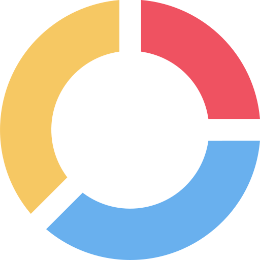 Pie graph icon