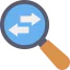 Magnifying glass ícone 64x64