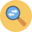 Magnifying glass icon 64x64