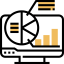 Data chart icon 64x64