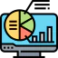 Data chart icon 64x64
