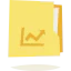 Line chart icon 64x64