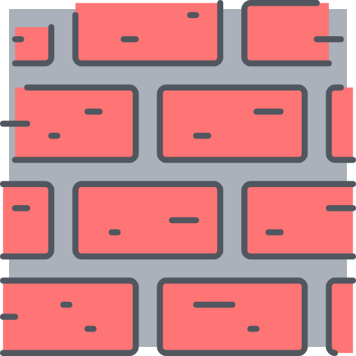 Brick wall icon
