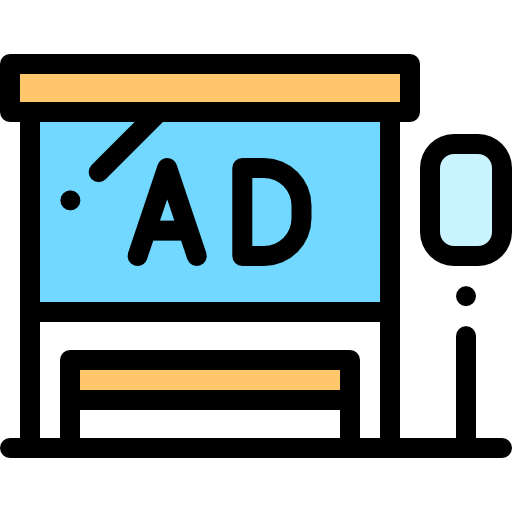 Bus stop icon