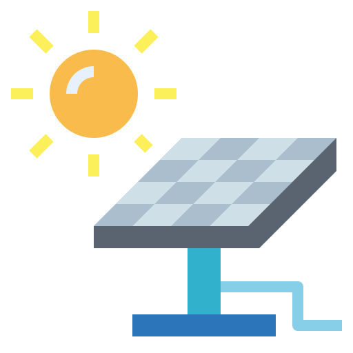 Solar panel icon