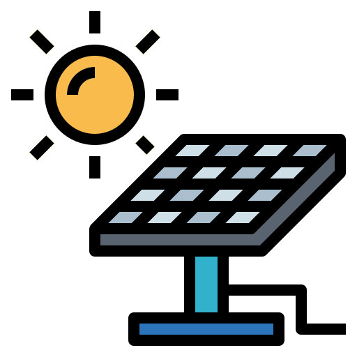 Solar panel icon