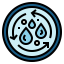 Water cycle icon 64x64