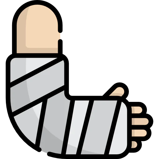 Broken arm icon