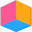 3d cube biểu tượng 64x64