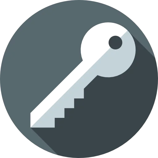 Door key icon