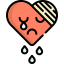Broken heart icon 64x64