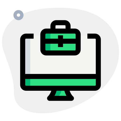 Desktop computer icon