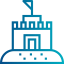 Sand castle icon 64x64