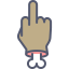 Middle finger 图标 64x64