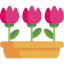 Flower pot icon 64x64