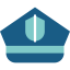 Police cap icon 64x64