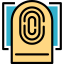 Fingerprint scan icon 64x64