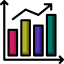 Bar chart icon 64x64