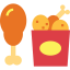 Fried chicken icon 64x64
