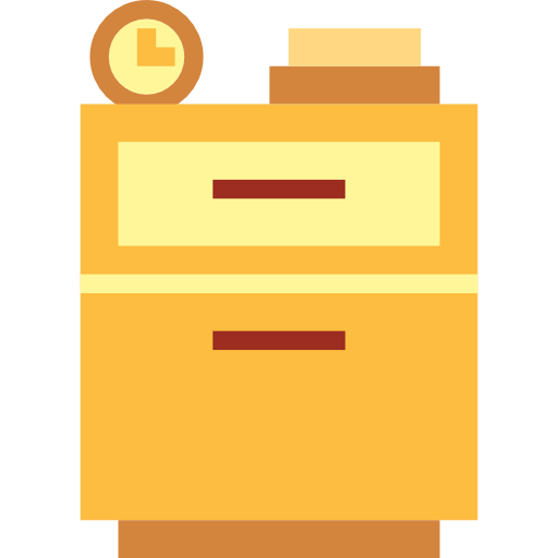 Bedside table icon