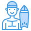 Surfer icon 64x64